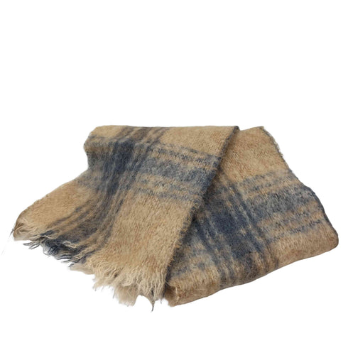 Donegal Design MADE IN Ireland MOHAIR 70% ドネガルデザイン アイルランド製 モヘア ウール チェック マフラー メンズ