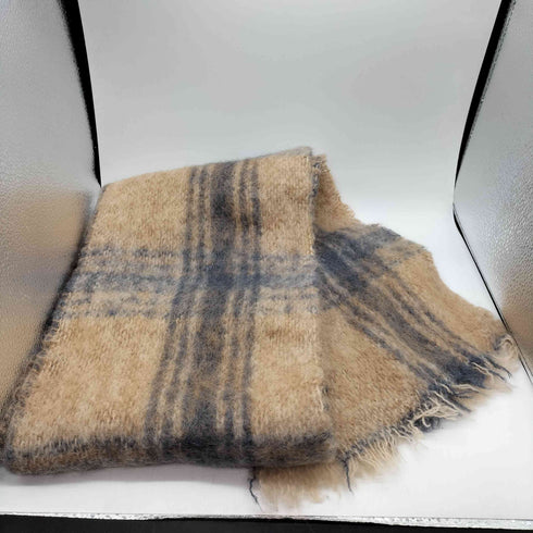 Donegal Design MADE IN Ireland MOHAIR 70% ドネガルデザイン アイルランド製 モヘア ウール チェック マフラー メンズ