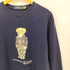 ポロラルフローレン POLO RALPH LAUREN 現行タグ Preppy Bear Fleece Sweatshirt 裏地フリース ポロベア プリント スウェット メンズ import:M