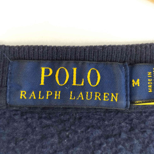 ポロラルフローレン POLO RALPH LAUREN 現行タグ Preppy Bear Fleece Sweatshirt 裏地フリース ポロベア プリント スウェット メンズ import:M