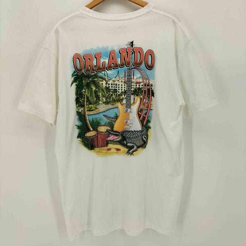 ハードロックカフェ Hard Rock Cafe ORLANDO バックプリント S/S Tシャツ メンズ import:L