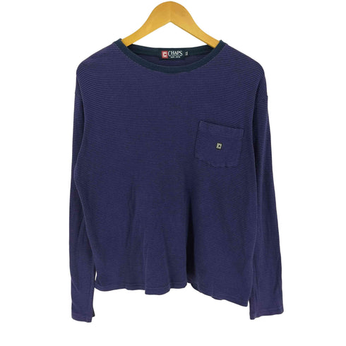 チャップスラルフローレン CHAPS RALPH LAUREN 長袖 ボーダー ポケット Tシャツ メンズ LL