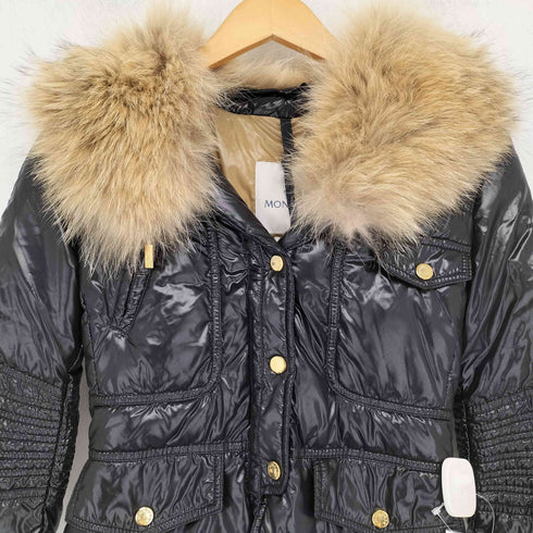 モンクレール MONCLER VEGAS ベガス ファー付き ダウンジャケット レディース JPN:0