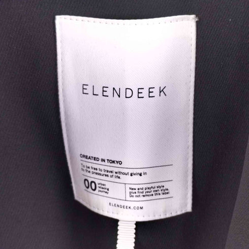 エレンディーク ELENDEEK トリプルクロスロングジレ ドロップショルダーロングジレ レディース FREE