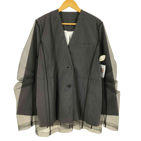 ANDRESD stripe layered tulle jacket ストライプレイヤードチュールジャケット レディース JPN:L