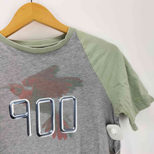 ディーゼル DIESEL グラフィックプリント ラグラン 半袖Tシャツ Y2K レディース S