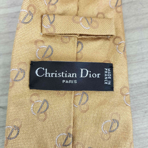 クリスチャンディオール Christian Dior 総柄 シルク ネクタイ メンズ