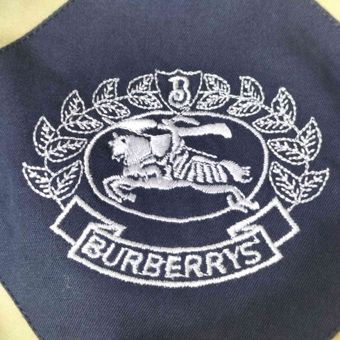 バーバリーズ BURBERRYS 旧ロゴ 背面ボタン 比翼 ステンカラーコート レディース