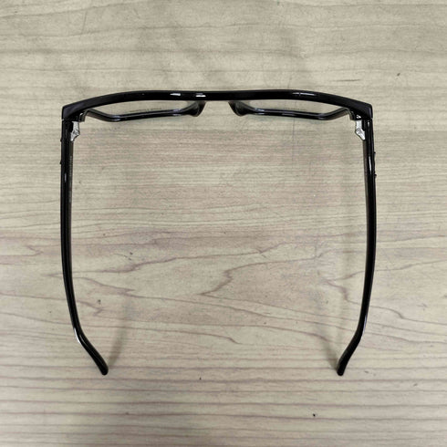 サンローランパリ SAINT LAURENT PARIS スクエア型 ブラックフレーム メガネ メンズ 55□17-145