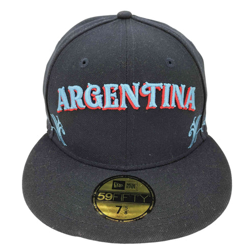 ニューエラ NEW ERA 59FIFTY ARGENTINA 刺繍 6パネル ベースボールキャップ メンズ 60.6cm