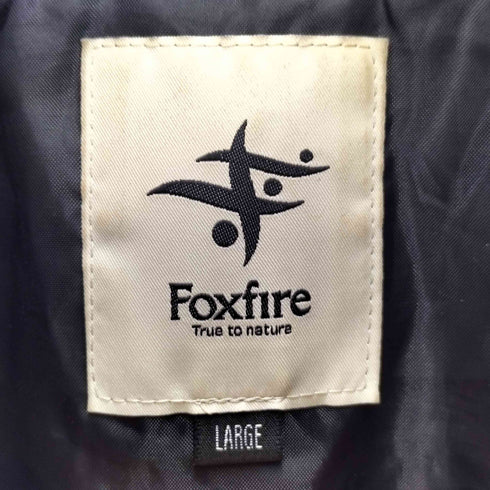フォックスファイヤー foxfire ロゴ刺繍 パテッドジャケット メンズ import:L