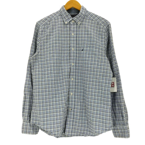 ノーティカ NAUTICA チェック柄 ボタンダウンシャツ メンズ M
