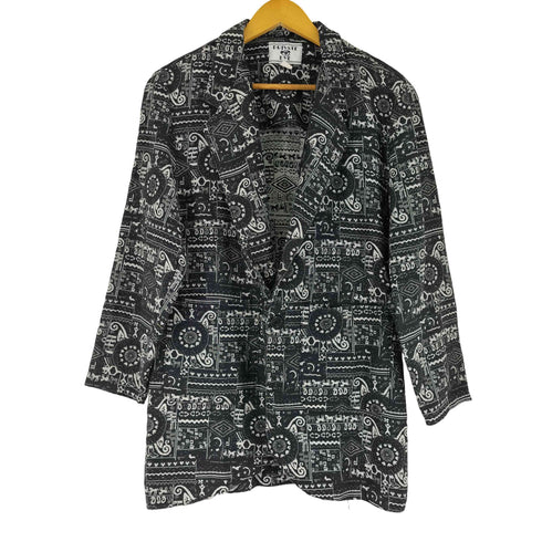 PRIVATE EYE 80-90S MADE IN USA 総柄 テーラードジャケット メンズ JPN:2