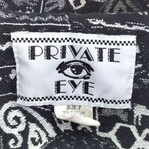 PRIVATE EYE 80-90S MADE IN USA 総柄 テーラードジャケット メンズ JPN:2