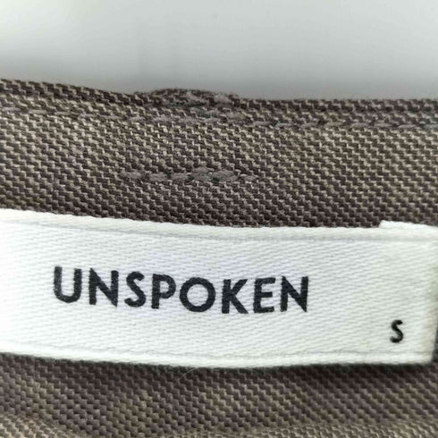UNSPOKEN ストレートスラックスパンツ レディース S