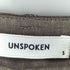 UNSPOKEN ストレートスラックスパンツ レディース S