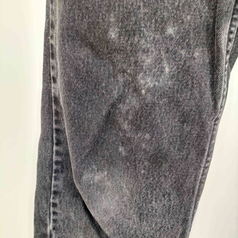 リーバイス Levis ボタン裏3455刻印 505 STRAIGHT FIT 後染め ジップフライブラックデニムパンツ メンズ W31/L30