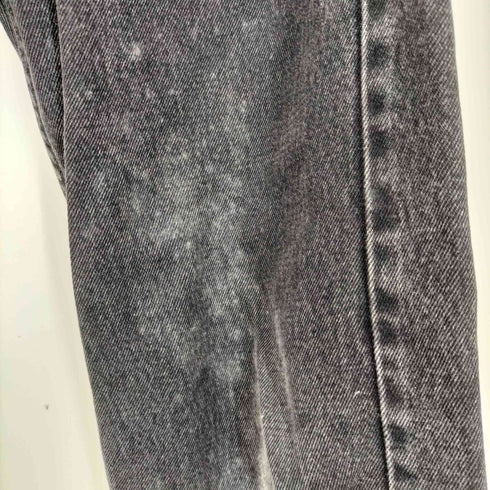 リーバイス Levis ボタン裏3455刻印 505 STRAIGHT FIT 後染め ジップフライブラックデニムパンツ メンズ W31/L30