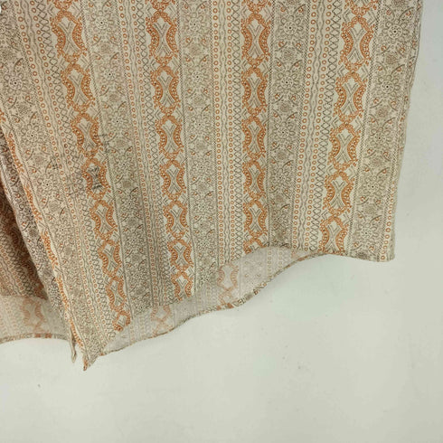 70S 総柄 長袖 シャツ メンズ