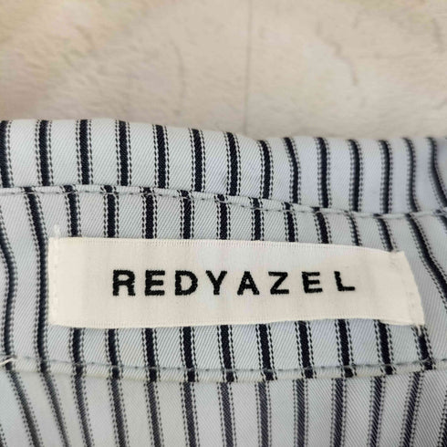 レディアゼル REDYAZEL ストライプ サイドリボン レイヤード ワンピース レディース FREE