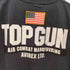 アヴィレックス AVIREX TOP GUN トップガン 星条旗 ワッペン S/S Tシャツ メンズ import:L