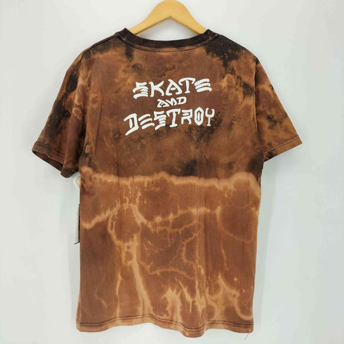 スラッシャー THRASHER タイダイ ブリーチ加工 クルーネックTシャツ メンズ L