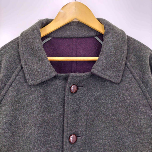 ミツミネ MITSUMINE BRITISH CLASSIC STYLE BASIC CLOTHING ウール ハーフ コート メンズ JPN:L