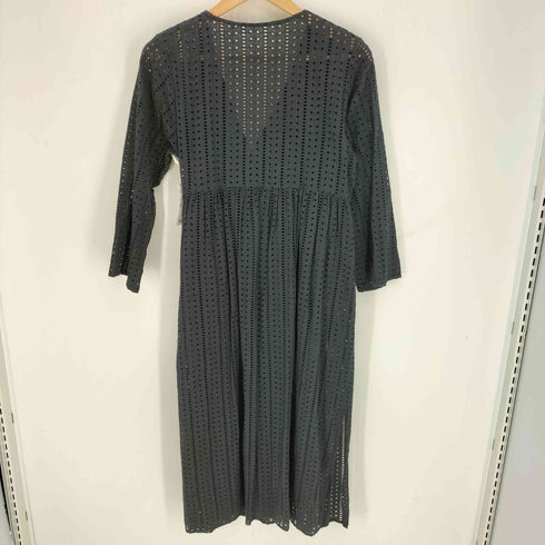 ナチュラルビューティーベーシック NATURAL BEAUTY BASIC Embroidered wrap dress エンブロイダリーカシュクールワンピース レディース JPN:M