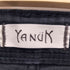 ヤヌーク YANUK パトリシアアンクル ブラックデニムスキニーパンツ レディース 24