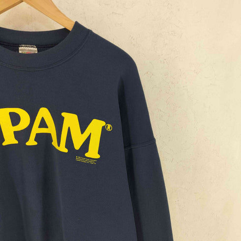 フルーツオブザルーム FRUIT OF THE LOOM 90S 食品メーカー 企業ロゴ 長袖 スウェット メンズ XL