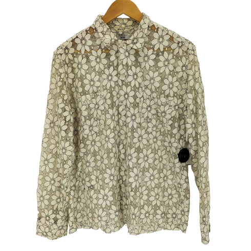 BODE ボーディ Daisy Lace LS Shirt デイジーレース 長袖シャツ メンズ L/XL