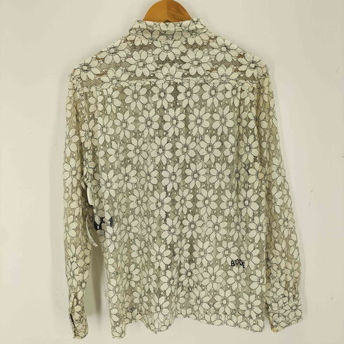 BODE ボーディ Daisy Lace LS Shirt デイジーレース 長袖シャツ メンズ L/XL