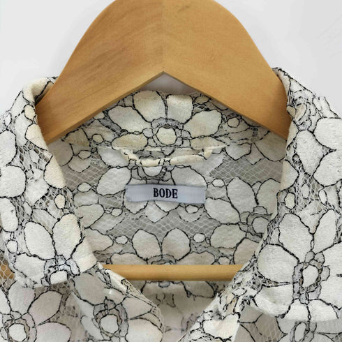 BODE ボーディ Daisy Lace LS Shirt デイジーレース 長袖シャツ メンズ L/XL