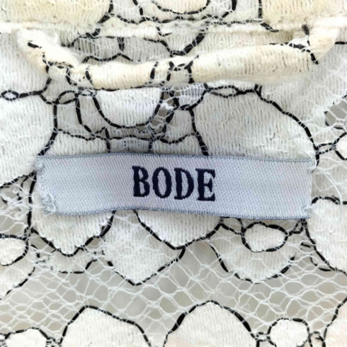 BODE ボーディ Daisy Lace LS Shirt デイジーレース 長袖シャツ メンズ L/XL