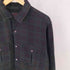 ウールリッチ WOOLRICH Woolen Mills ウーレンミルズ フラップポケット エルボーパッチ チェック オープンカラーシャツ メンズ L