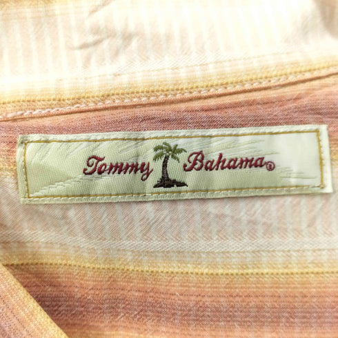 トミーバハマ Tommy Bahama シルク ストライプ シャツ メンズ JPN:XL