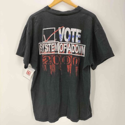 フルーツオブザルーム FRUIT OF THE LOOM 00S ボディ US ロック メタル ハードコア バンド 両面 プリント Tシャツ 2000 メンズ import:XL