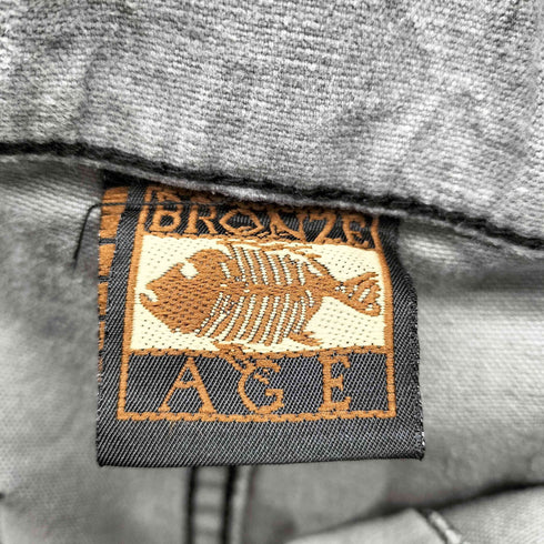 BRONZE AGE ブロンズエイジ 90S OLD 初期 USA製 GIRL ガール 刺繍 ワイド バギー スケート トラウザー パンツ 極太 SK8 メンズ XL
