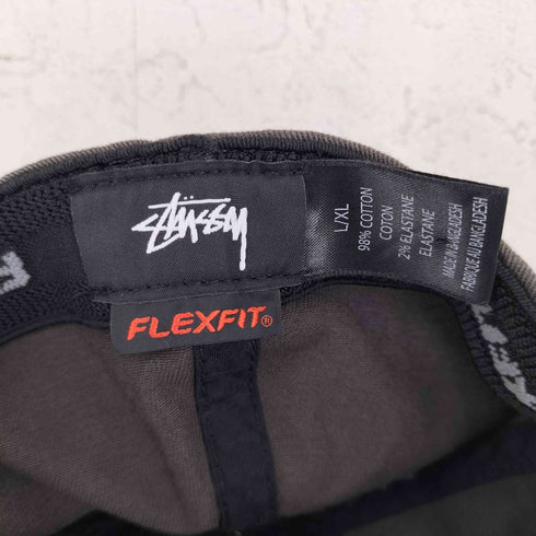 ステューシー Stussy シャドーマン 刺繍 Fitted Low Cap フィッティッド ロー キャップ メンズ L/XL
