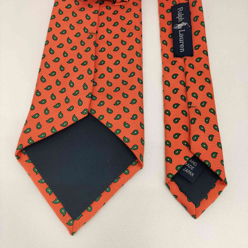 ラルフローレン RALPH LAUREN ペイズリー柄 シルクネクタイ メンズ