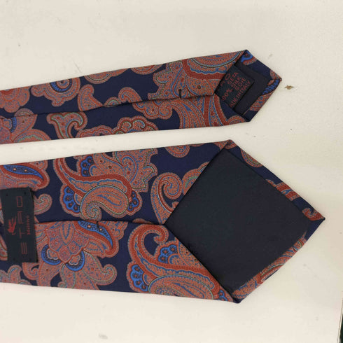 エトロ ETRO ペイズリー柄 シルクネクタイ メンズ