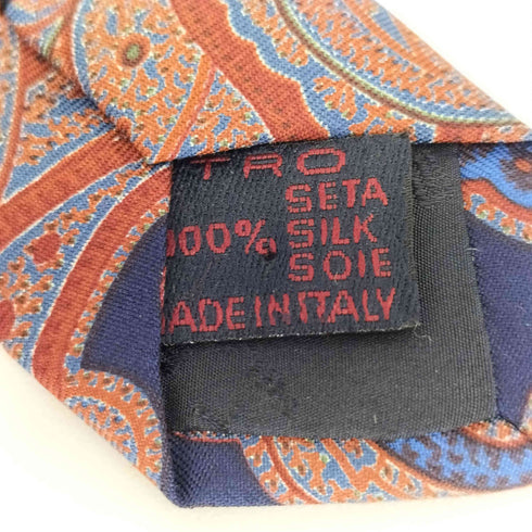 エトロ ETRO ペイズリー柄 シルクネクタイ メンズ