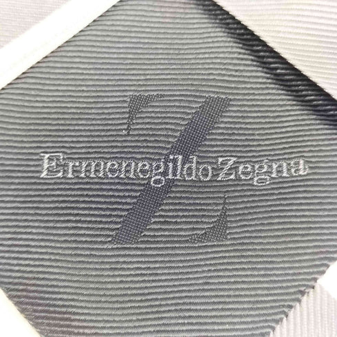 エルメネジルドゼニア Ermenegildo Zegna ストライプ柄 シルクネクタイ メンズ