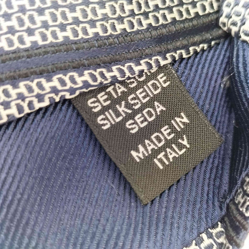 エルメネジルドゼニア Ermenegildo Zegna ストライプ柄 シルクネクタイ メンズ