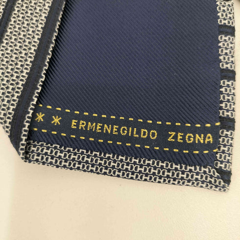 エルメネジルドゼニア Ermenegildo Zegna ストライプ柄 シルクネクタイ メンズ