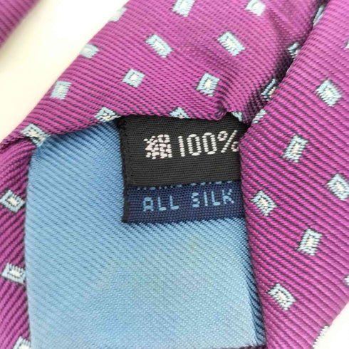 ジェイプレス J.PRESS ドット柄 シルク ネクタイ メンズ
