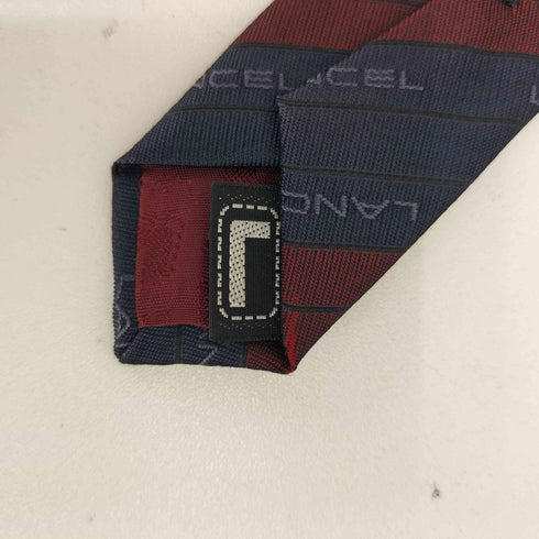 ランセル LANCEL ストライプ柄 シルクネクタイ メンズ