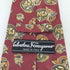 サルヴァトーレフェラガモ Salvatore Ferragamo 総柄 シルクネクタイ メンズ
