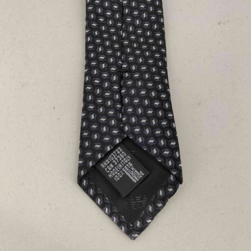 エンポリオアルマーニ EMPORIO ARMANI 総柄 シルクネクタイ メンズ