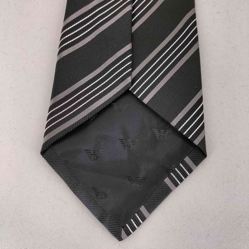 エンポリオアルマーニ EMPORIO ARMANI レジメンタルストライプ柄 シルクネクタイ メンズ